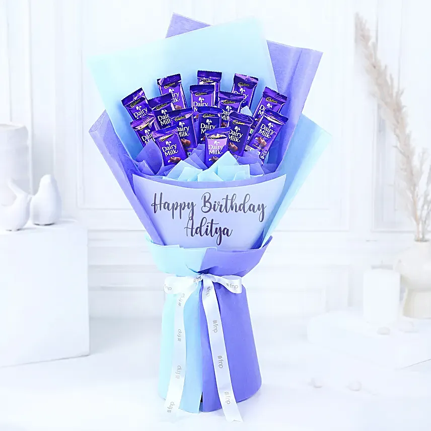 Chocolate Bar Birthday Bouquet